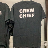 Aircraft Maintenance Crew Chief - T-shirt Left Chest Pocket Black