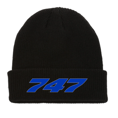 747 Model Number Knit Acrylic Beanies