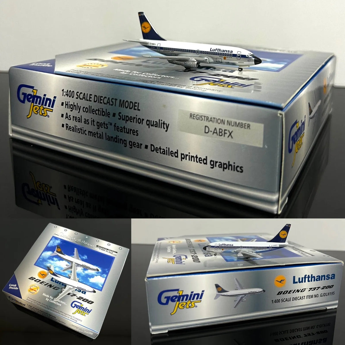Lufthansa 737-200 D-ABFX Gemini 1:400 – Airline Employee Shop