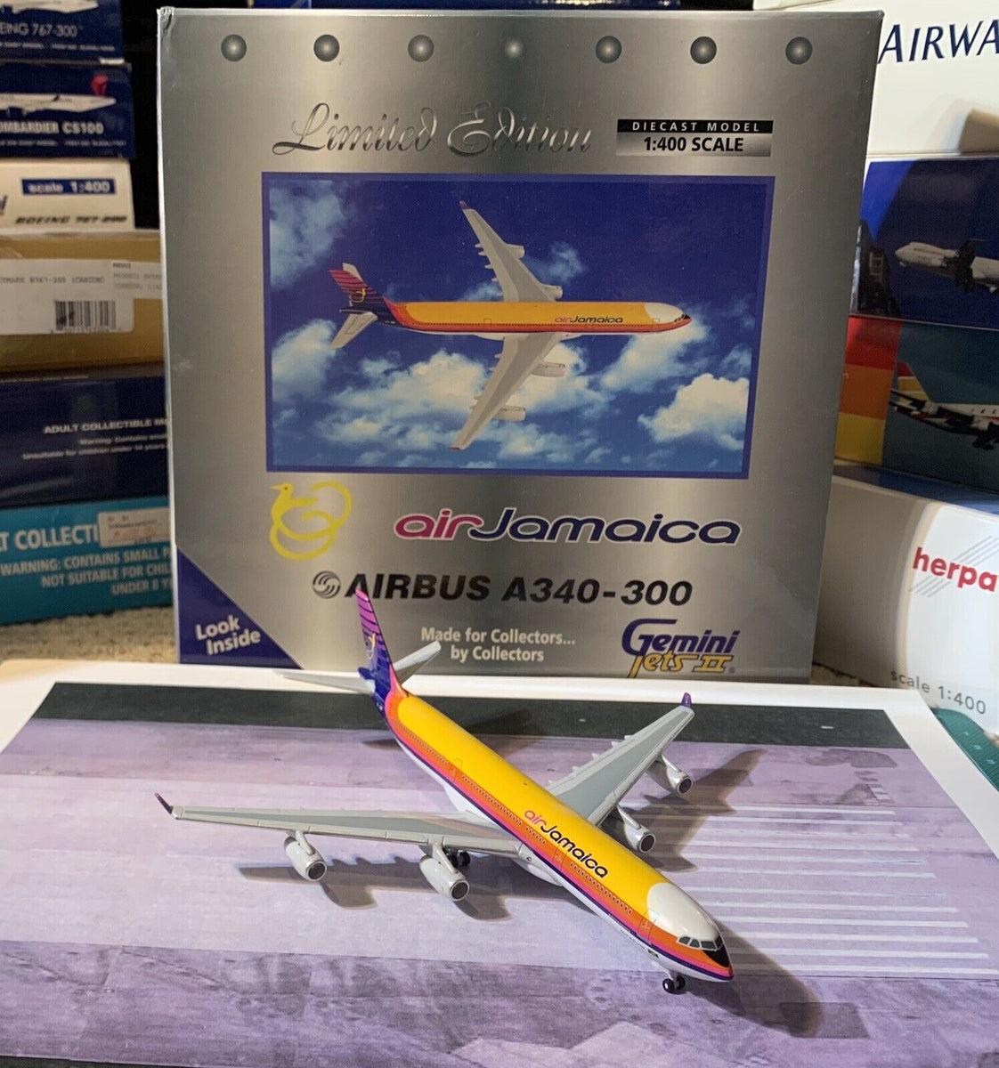 Air Jamaica A340-300 6Y-JMM Gemini Jets 1:400 (GJAJM366