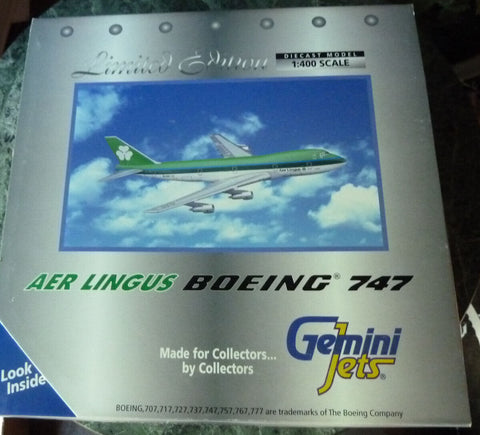 Aer Lingus Boeing 747-100 EI-ASI GJEIN035 Gemini Jets 1:400