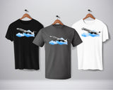 American MD-80 Sketch - Unisex Softstyle T-Shirt