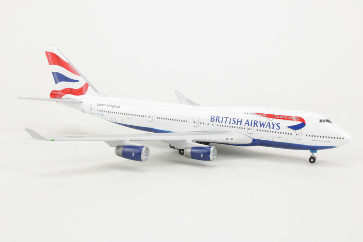 British Airways Boeing 747-400 G-CIVX Gemini Jets 1:400