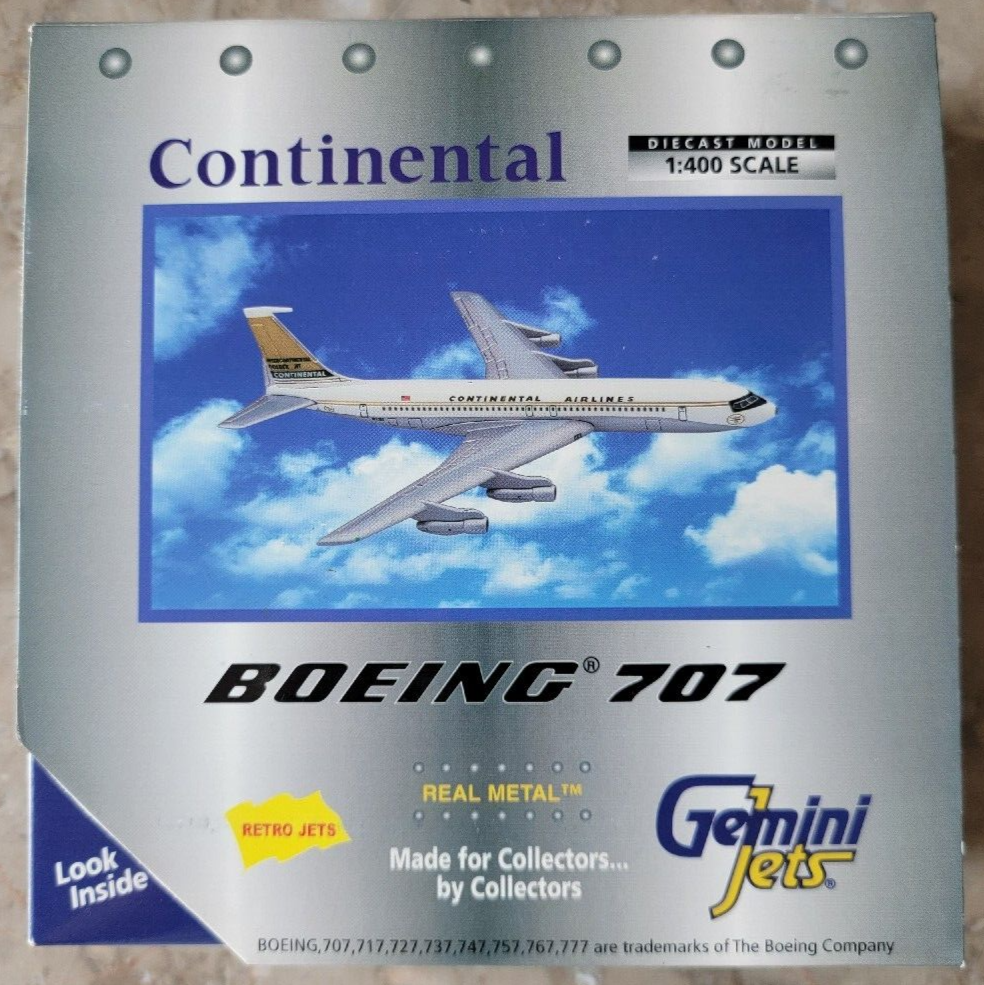 Continental Airlines 707 Reg #N17322 Gemini 1:400 (GJCOA054