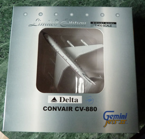 Delta Air Lines- CV-880 N8801E  Scale 1:400