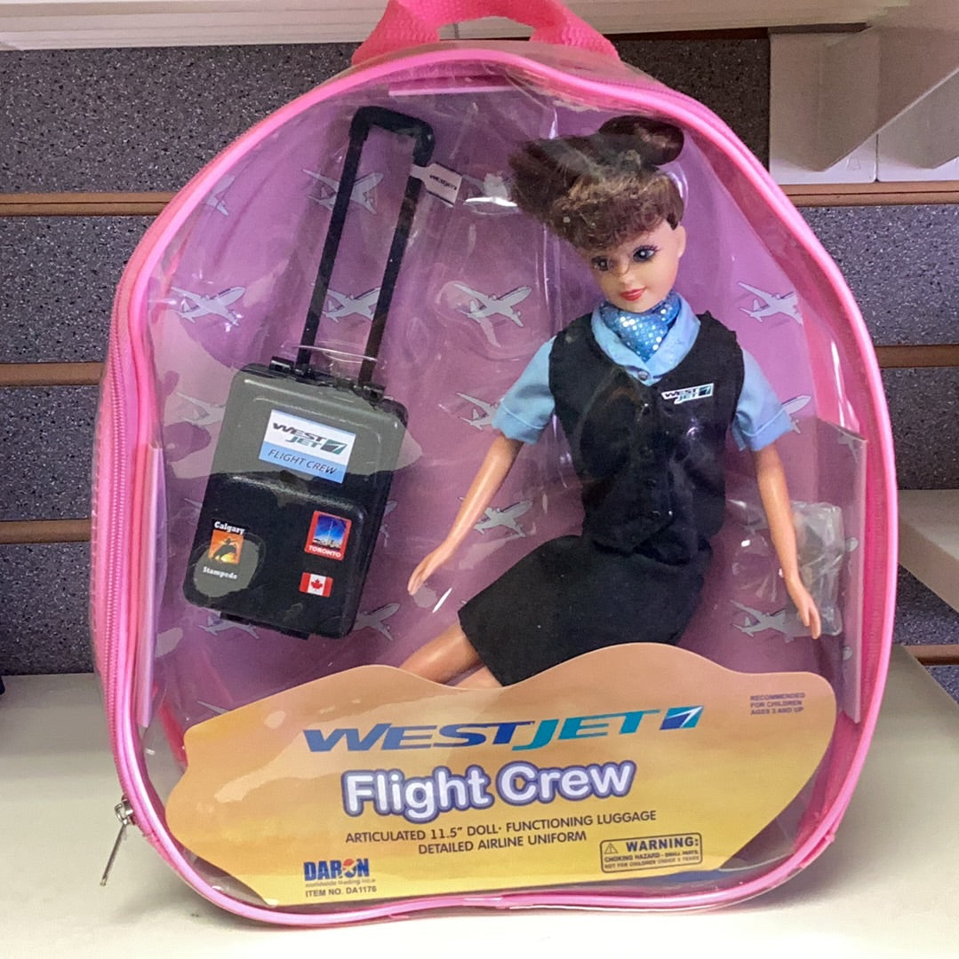 WestJet Flight Attendant Doll Airline Employee Shop