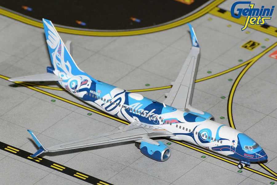 Alaska Airlines 737-800 N559AS Salmon People Livery Gemini 1:400