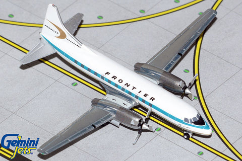 Frontier Convair 580 Gemini 1:400 scale with the livery from thr 1960's Reg#N73117
