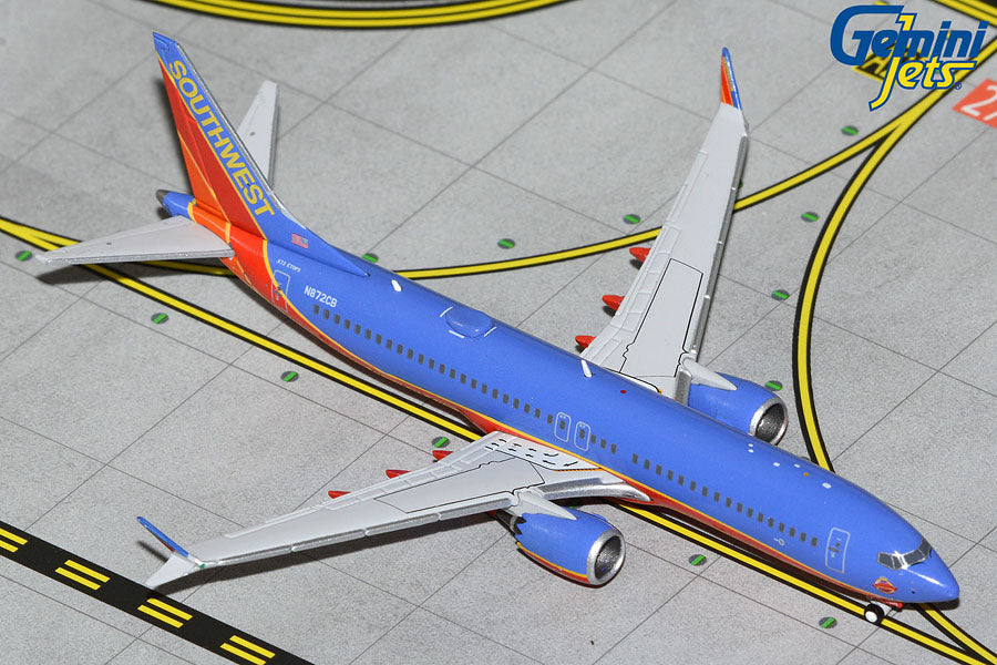 Gemini Jets サウスウエスト航空 B737 MAX 8 1/400 Southwest Airlines 737 Max 8 Canyon Blue Livery 1:400 scale