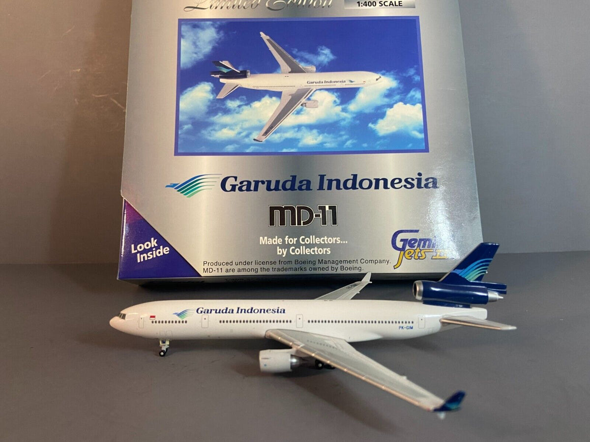 Garuda Indonesia MD11 PK-GIM Gemini Jets 1:400 – Airline Employee Shop