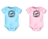 Valentine Heart in the Clouds Infant Onesie