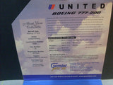 United Airlines 777-222 N775UA 1:400 Scale