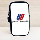 United Airlines 1974 Tulip Logo Travel Pouch