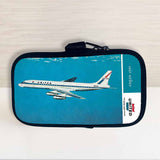 United Airlines DC8 Bag Sticker Travel Pouch