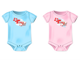 Valentine Bear Pilot Infant Onesie