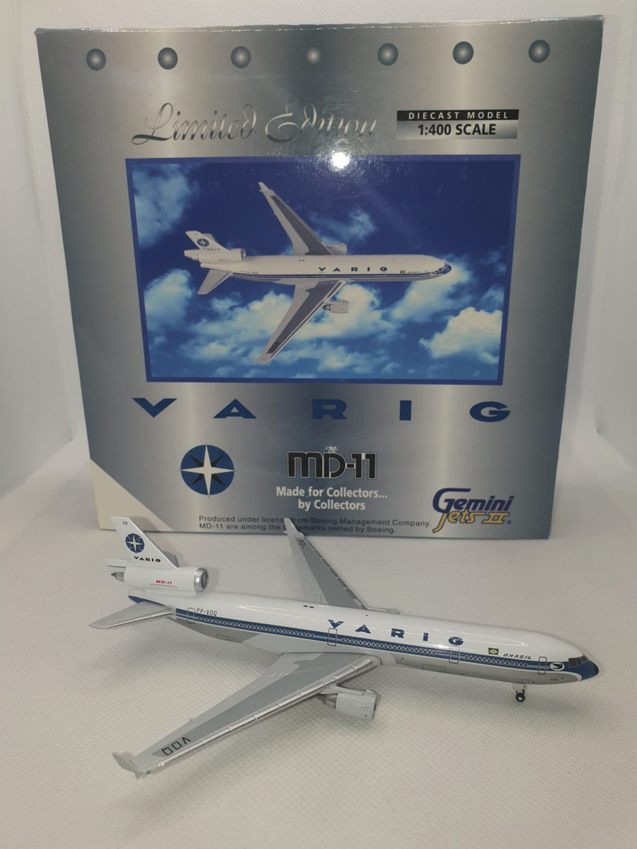 VARIG Airlines MD-11 PP-VOQ Gemini Scale 1:400 – Airline Employee Shop