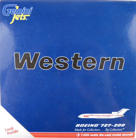 Western Airlines 727-247  N2812W Gemini Jets 1:400