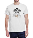 The Aircraft Mechanic Brain T-Shirt