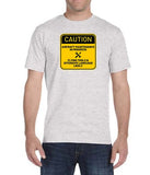 "Caution Flying Tools & Offensive Language Likely" - Aircraft Maintenance - Funny T-Shirt