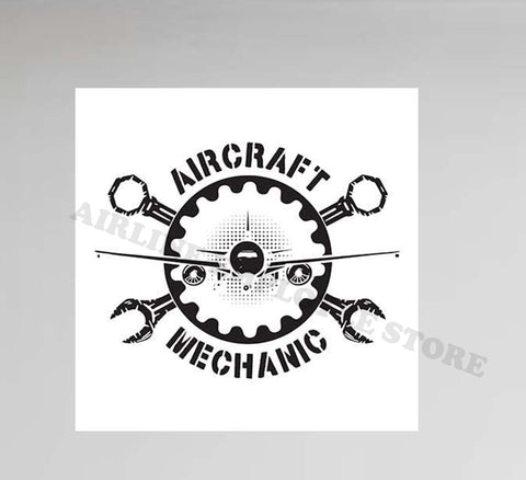 Aircraft Mechanic Decal Stickers