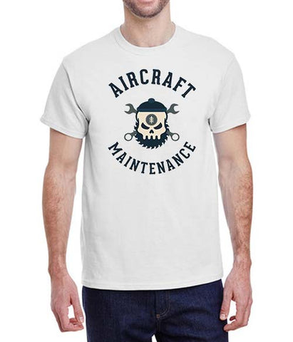 Aircraft Maitenance Skull T-shirt
