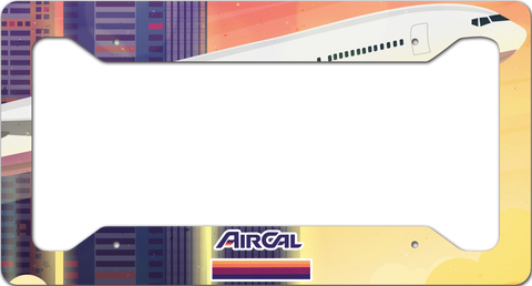 Air Cal Livery- License Plate Frame