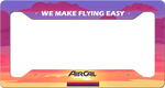 Air Cal Sunset "We Make Flying Easy" - License Plate Frame