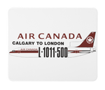 Air Canada Calgary To London Mousepad