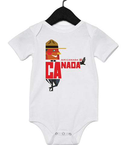 Air Canada Mountie Infant Bodysuit