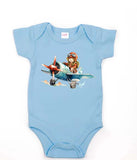Flight Kid Painting Design Infant Bodysuit