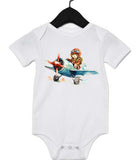 Flight Kid Painting Design Infant Bodysuit