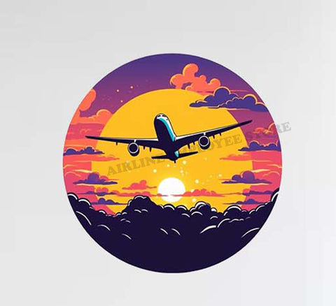 Night Flight Design Decal Stickers