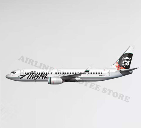 Alaska Airlines Icicles Livery Decal Stickers