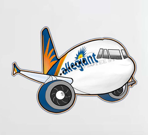 Chibi Style Allegiant Air Livery Decal Stickers