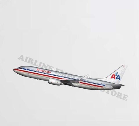 American Airlines Classic Bare Metal Eagle Livery Decal Stickers
