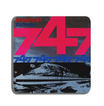 American Airlines 747 Square Coaster