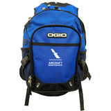 AA 2013 Aircraft Maintenance - Royal Blue Ogio Fugitive Backpack - FRONT POCKET SEWN SHUT FOR EMBROIDERED LOGO