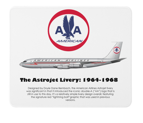 American Airlines The Astrojet Livery: 1964-1968 Mousepad