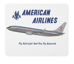 American Airlines 1964 "Fly Astrojet And You Can Fly Assured" Mousepad