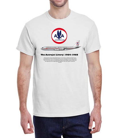 American Airlines The AstroJet Livery: 1964-1968 T-Shirt