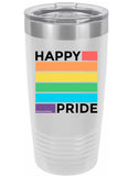 AA Rainbow Happy Pride Tumbler