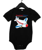 American Airlines Something Special Cartoon Jet Infant Onesie