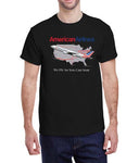AA Route Map - We Fly So You Can Soar - T-Shirt