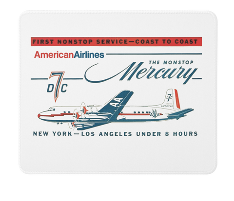 American Airlines D7C The Nonstop Mercury Mousepad