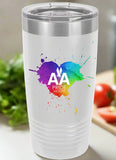 AA Heart Pride Tumbler