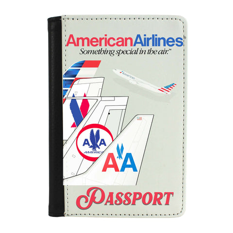 American Airlines Tail Collage Passport Case