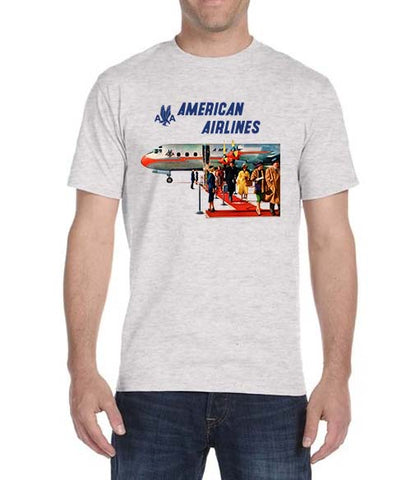 Boarding American Airlines Vintage - Unisex T-Shirt