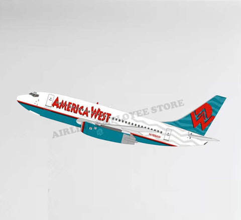 America West Final Livery Decal Stickers