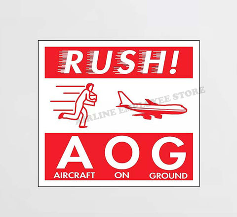Rush AOG Decal Stickers