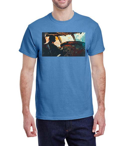 Pilot - Unisx Rusty Blue T-Shirt